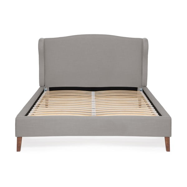 Jasnoszare łóżko Vivonita Windsor Linen, 200x140 cm