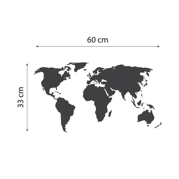 Naklejka na ścianę Really Nice Things Worldmap-image-1