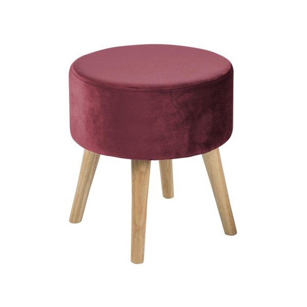 Burgundowy taboret Actona Sherman-image-2