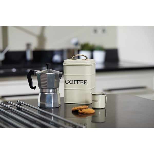 Stalowy pojemnik na żywność na kawę Living Nostalgia – Kitchen Craft-image-2