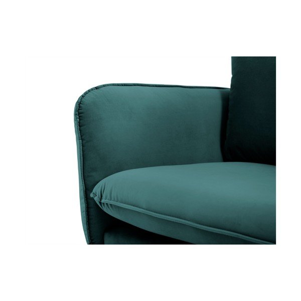 Morska aksamitna sofa Cosmopolitan Design Florence, 160 cm-image-4
