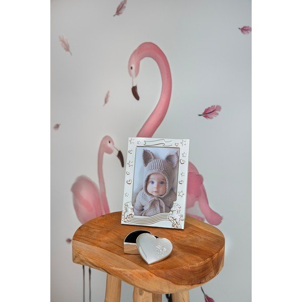 Metalowa ramka stojąca/ścienna w kolorze srebra 10x15 cm Unicorn – Zilverstad-image-1