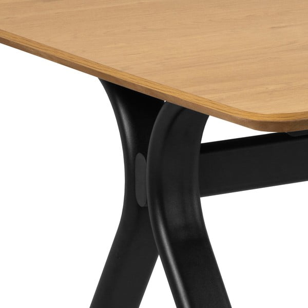 Stół z blatem w dekorze dębu 100x200 cm Bristol – Actona-image-4