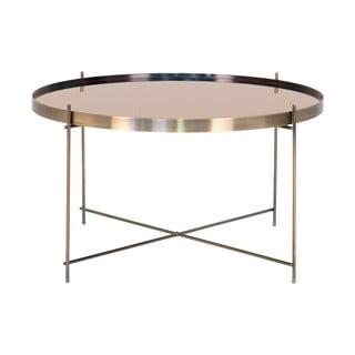 Okrągły stolik w kolorze złotym ø 70 cm Venezia – House Nordic