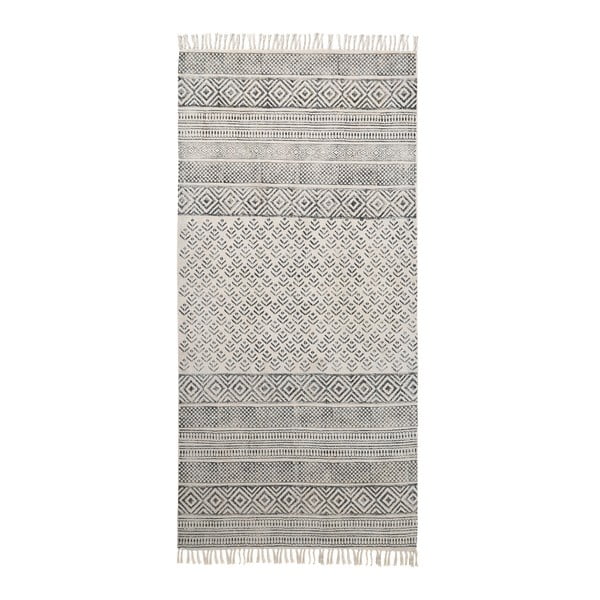 Czarno-biały dywan we wzory A Simple Mess Mille, 180x90 cm
