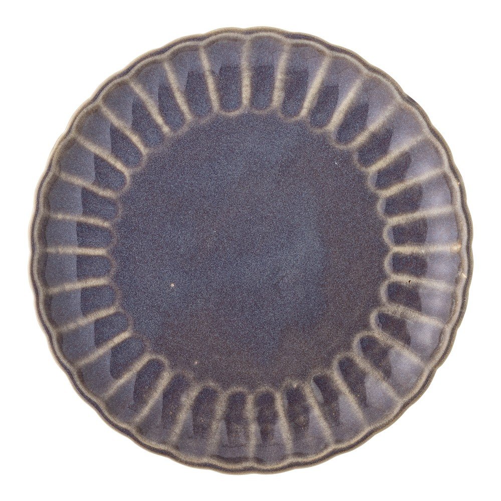 Ciemnofioletowy kamionkowy talerz ø 27 cm Latina – Bloomingville