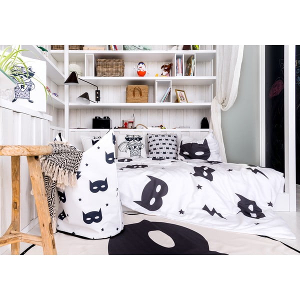 Dziecięca pościel z satyny bawełnianej Butter Kings Fox Hero, 100x130 cm-image-2