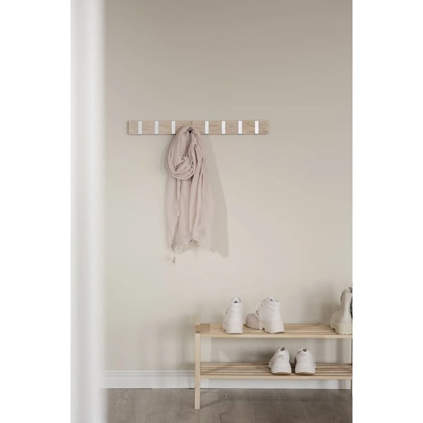 Wieszak ścienny z litego drewna dębowego Confetti – Rowico-image-1