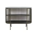 Czarna metalowa komoda 100x80 cm Yinthe – Light & Living