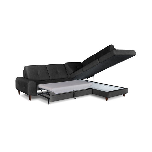Szary rozkładany narożnik prawostronny Windsor  & Co. Sofas Beta-image-4