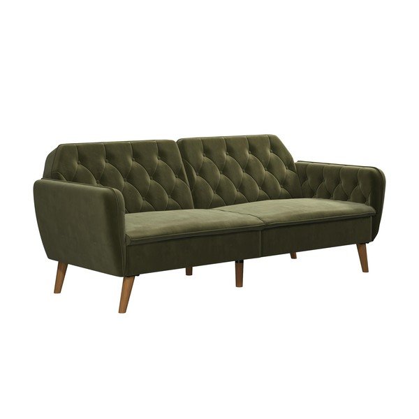 Zielona rozkładana sofa 211 cm Tallulah – Novogratz-image-2