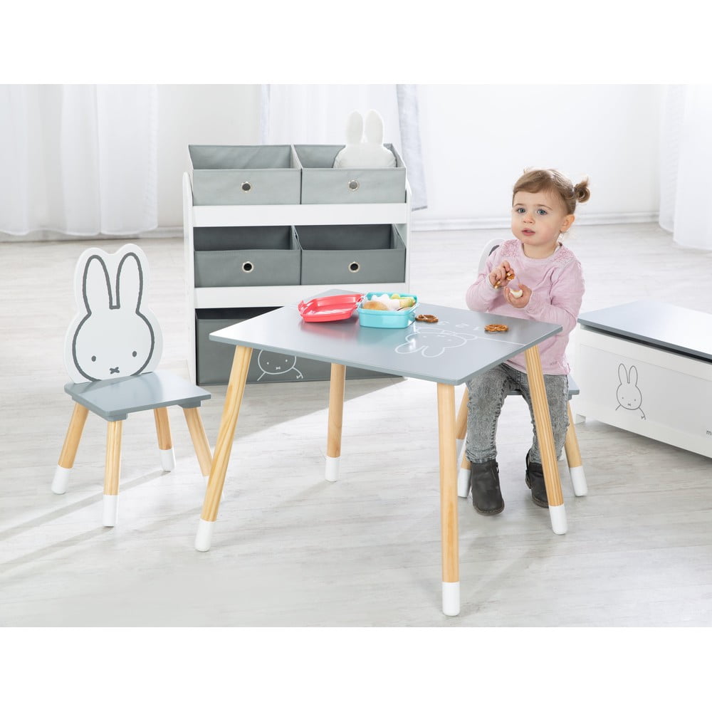 Zestaw mebli dla dzieci 3 szt. Miffy – Roba (zdjęcie 10)
