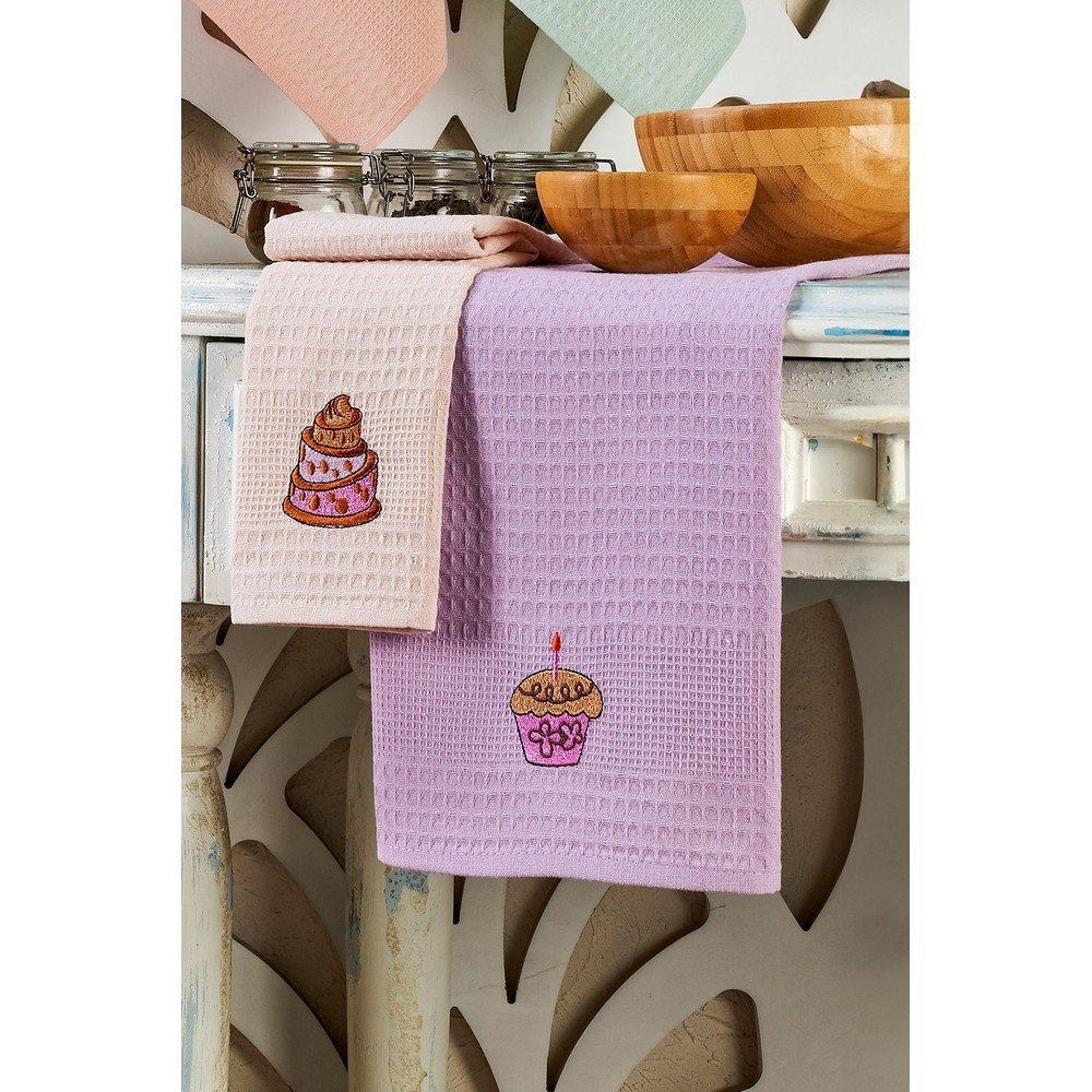 Bawełniane ścierki zestaw 6 szt. 40x60 cm Cake – Foutastic (zdjęcie 4)
