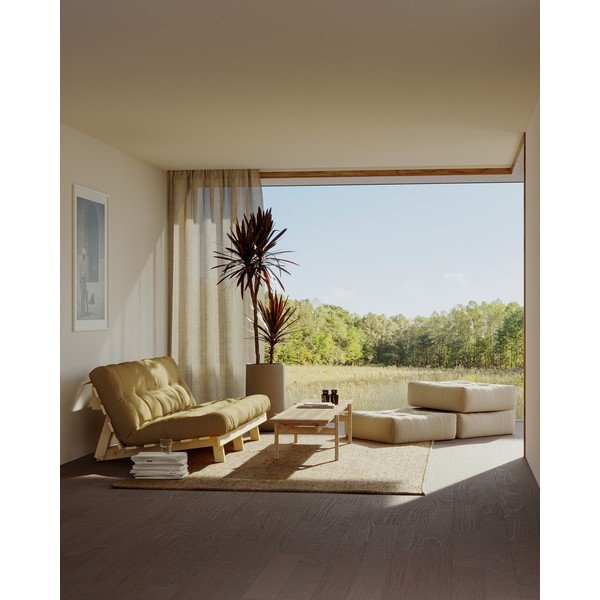 Sofa rozkładana Karup Design Lean Raw Light Grey-image-1
