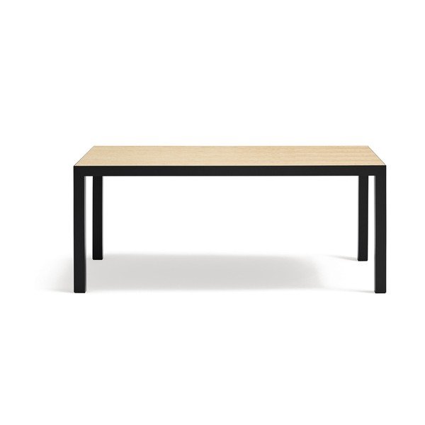 Stół z blatem z drewna dębowego 75x180 cm Alma – Teulat-image-2