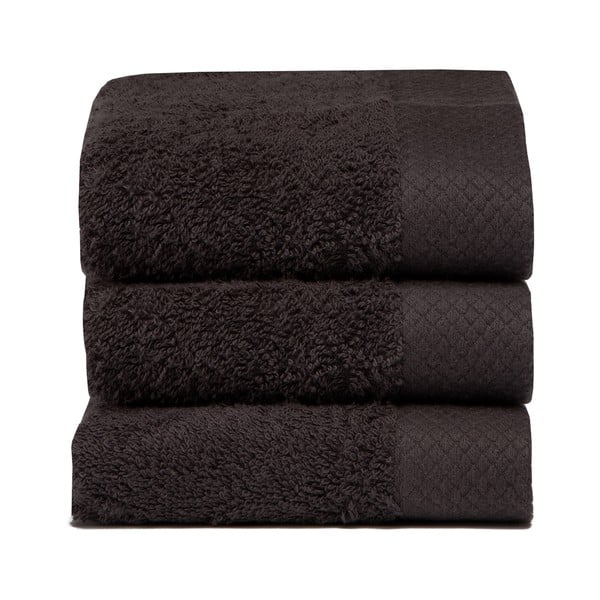 Komplet
  3 ręczników Pure Basalt, 30x50 cm