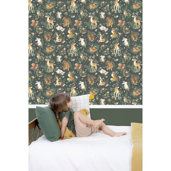 Tapeta dziecięca 10 m x 50 cm Forest Friends – Lilipinso-image-1