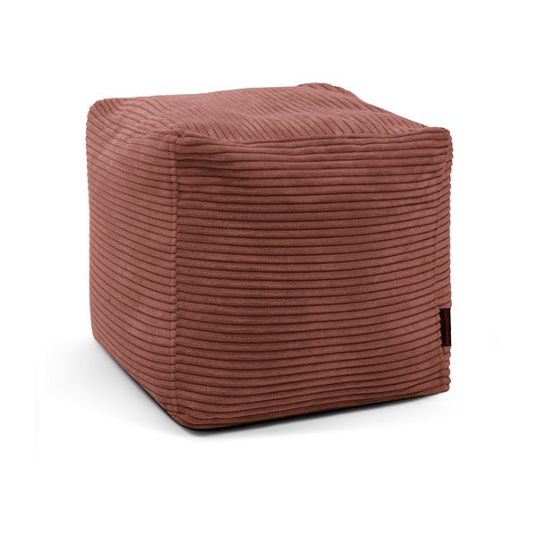 Ceglasty sztruksowy worek do siedzenia Up! MooG – SLOWDOWN