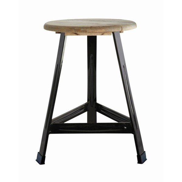Taboret Have a seat, czarny