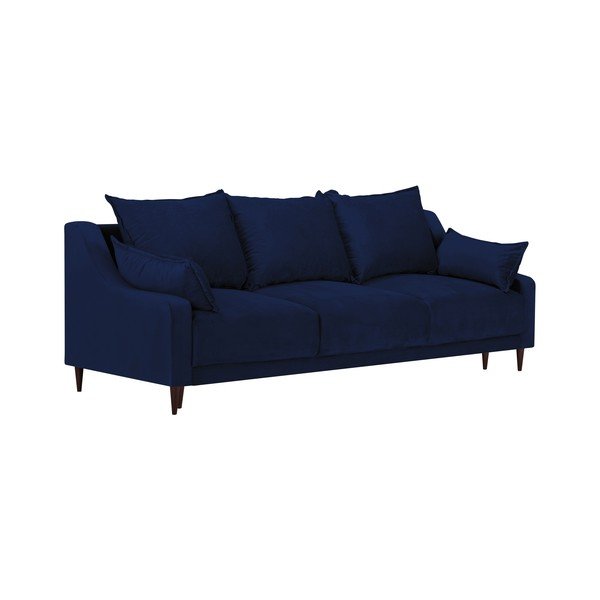 Niebieska rozkładana sofa ze schowkiem Mazzini Sofas Freesia, 215 cm-image-2