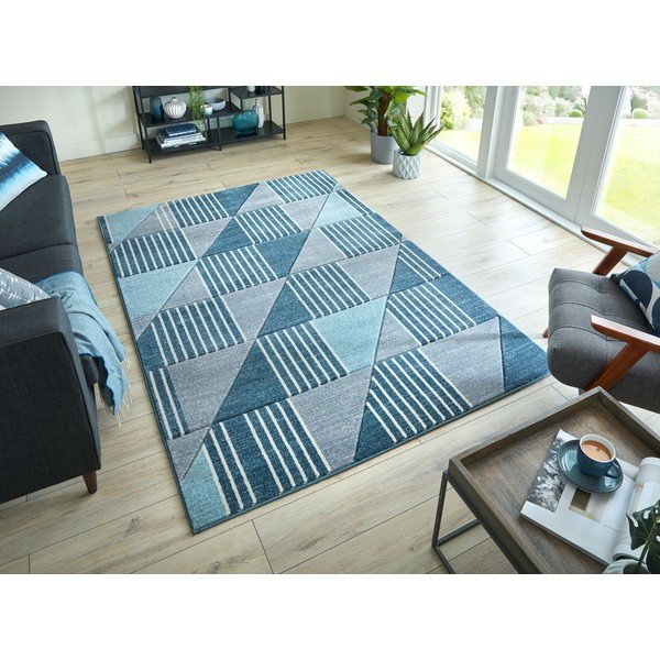 Szaro-niebieski dywan Flair Rugs Velocity, 160x230 cm-image-4