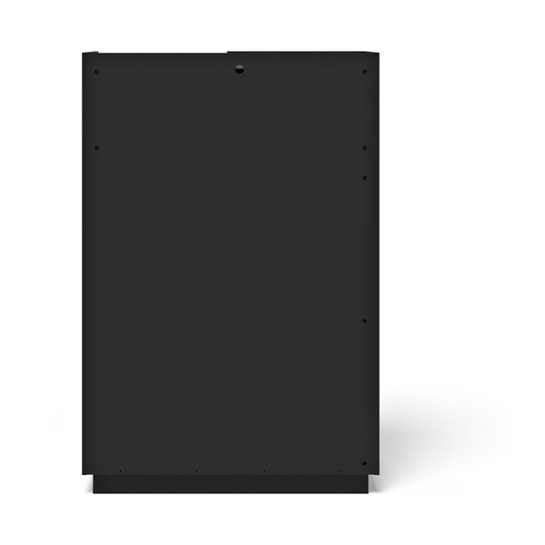 Czarny regał w dekorze orzecha 180x83 cm Nina – TemaHome-image-3