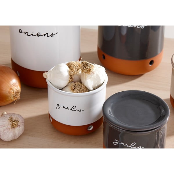 Pojemnik na cebulę i czosnek z terakoty Eco – Ladelle-image-3