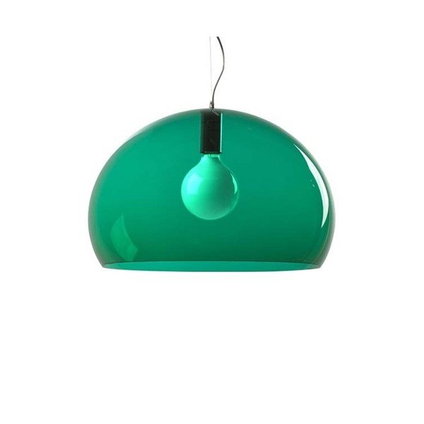Zielona lampa wisząca Kartell Fly