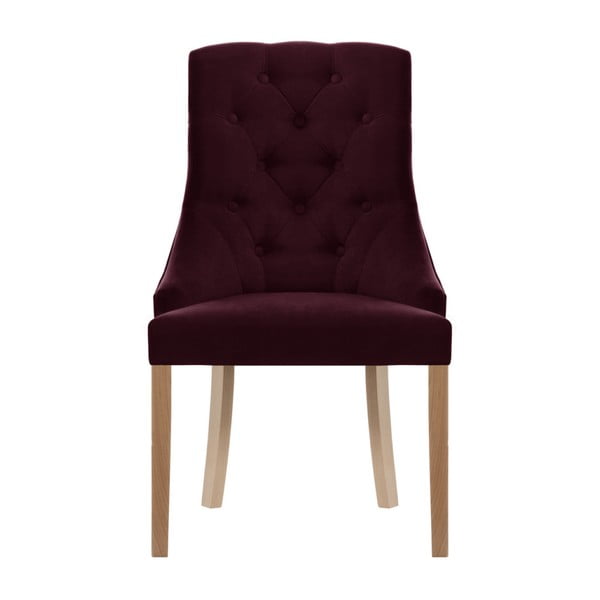 Ciemnoczerwone krzesło Jalouse Maison Chiara