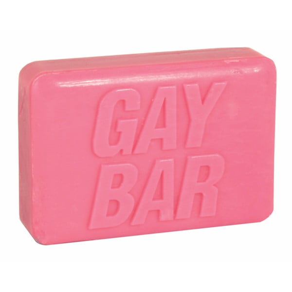 Różowe mydło Gift Republic Gay Bar