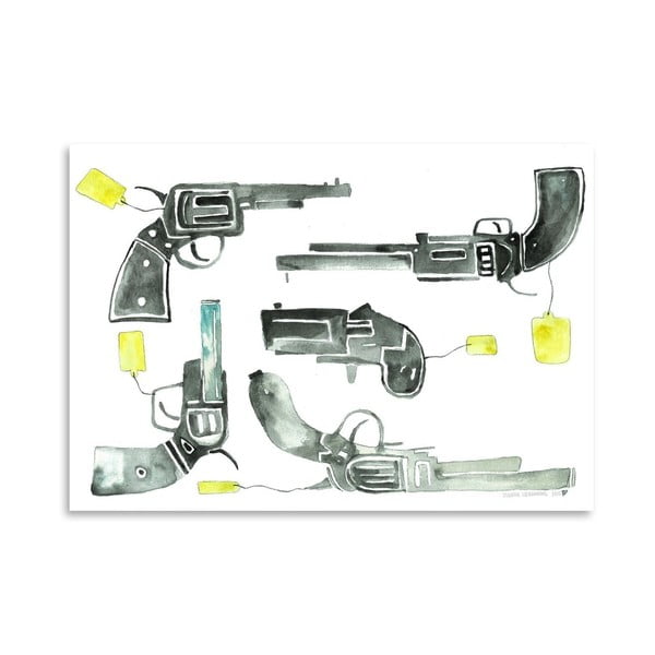 Plakat Pistols, 30x42 cm