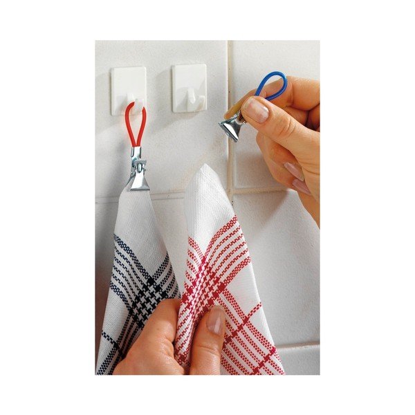 Zestaw 4 wieszaków z klipsem Wenko Eyelets-image-1