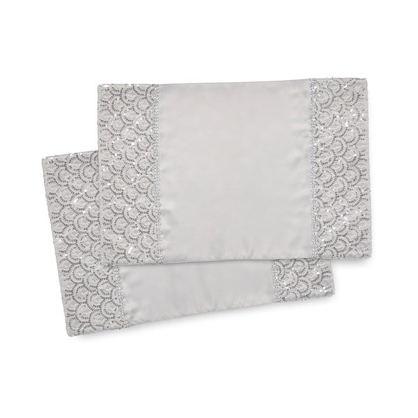 Tekstylne maty stołowe zestaw 4 szt. 30x46 cm Deco Sequin – Catherine Lansfield-image-2