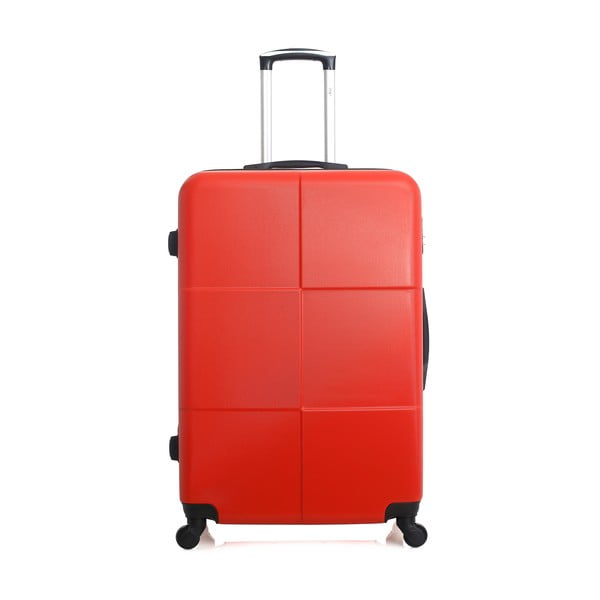 Czerwona walizka na kółkach Hero Coronado, 91 l