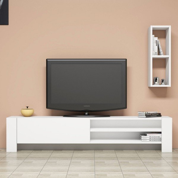 Biała szafka pod TV Naz-image-1