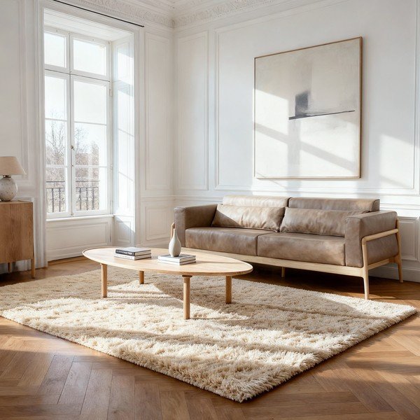 Jasnobrązowa sofa z bawolej skóry z konstrukcją z litego drewna dębowego Gazzda Fawn, 210 cm-image-2