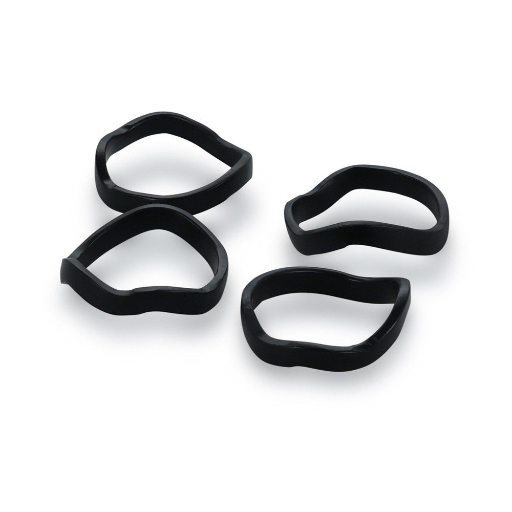 Metalowy zestaw pierścieni na serwetki 4 szt. Charm – S|P Collection
