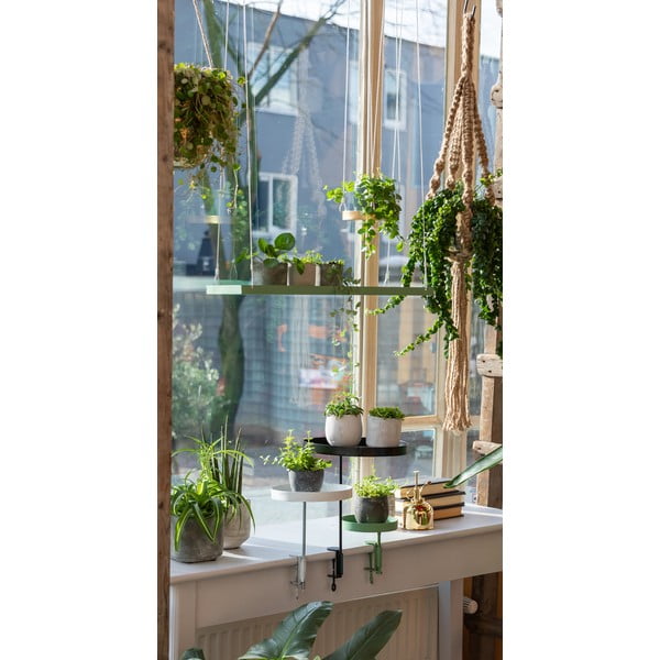 Żółta wisząca podstawka pod doniczkę Esschert Design Scandi, ø 14 cm-image-1