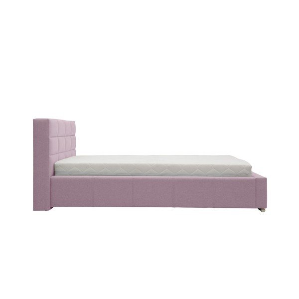 Jasnoróżowe łóżko 2-osobowe Mazzini Beds Reve, 140x200 cm-image-1