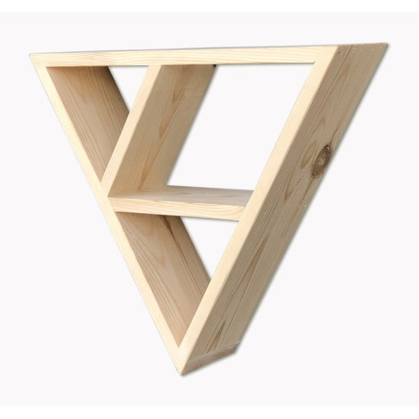 Półka drewniana Simple Triangle-image-2
