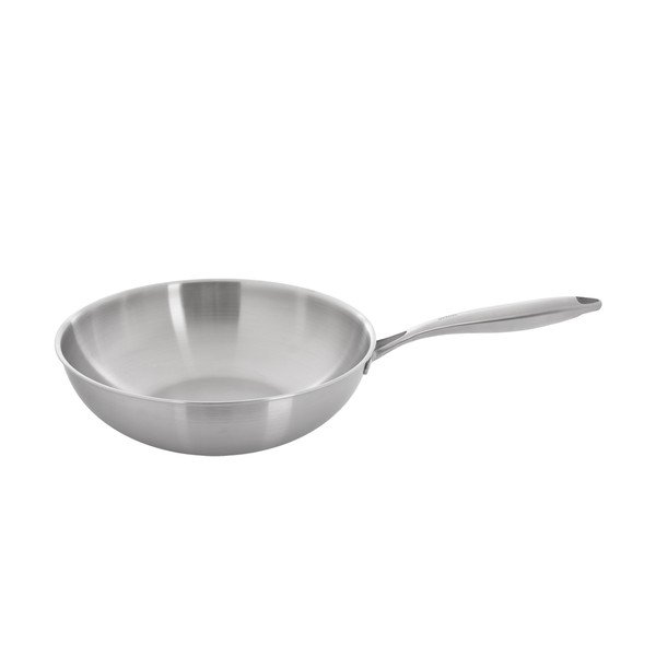 Patelnia wok ze stali nierdzewnej ø 30 cm Steela – Orion