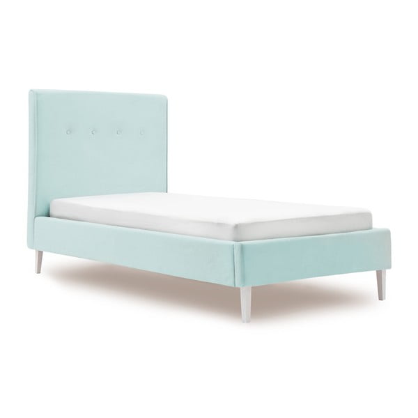 Niebieskie łóżko dziecięce PumPim Mia, 200x90 cm