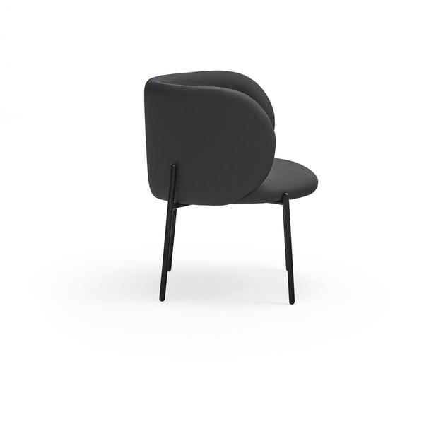 Czarny fotel z imitacji skóry Mogi – Teulat-image-4