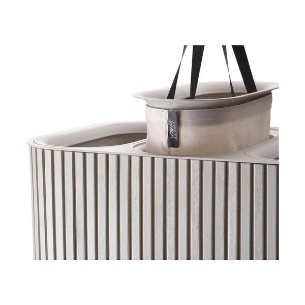 Beżowy bambusowy kosz na pranie 3x30 l Tota Trio Luxe – Joseph Joseph-image-4