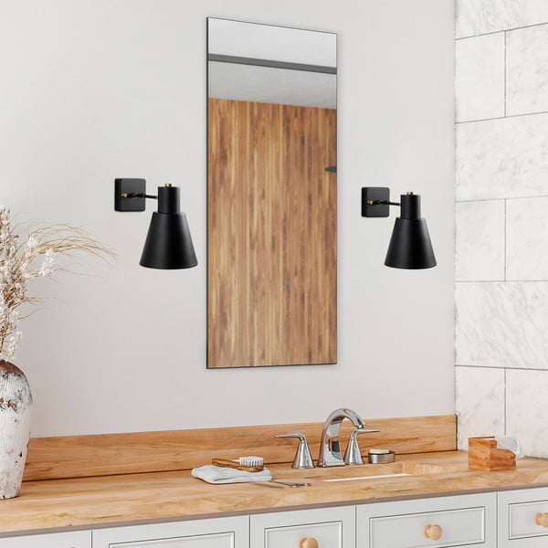 Kinkiet w czarno-złotym kolorze ø 14 cm Funnel – Opviq lights-image-1