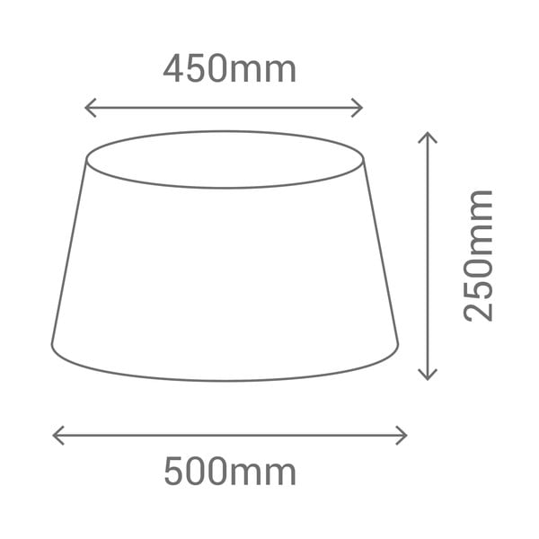 Biały abażur ø 50 cm – SULION-image-3
