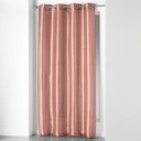 Różowa zasłona z mikrosatyny 140x240 cm Shana – douceur d'intérieur