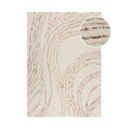 Pomarańczowy/kremowy wełniany dywan 160x230 cm Abstract Swirl – Flair Rugs