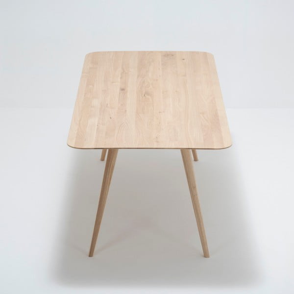 Stół z litego drewna dębowego Gazzda Stafa, 200x90 cm-image-3