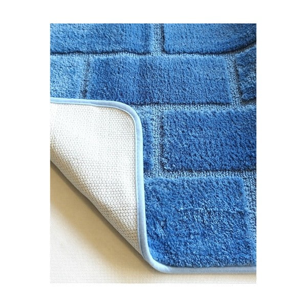 Niebieski dywanik łazienkowy 50x80 cm – JAHU collections-image-1